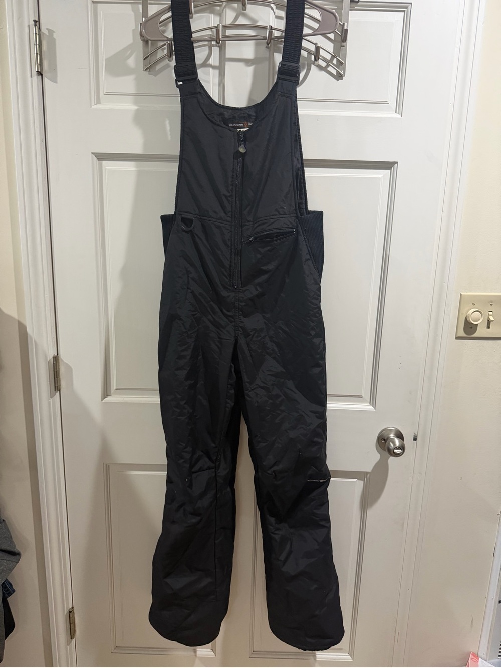 Outdoor Gear Insulated Black Snow Bib Jumpsuit Size Medium